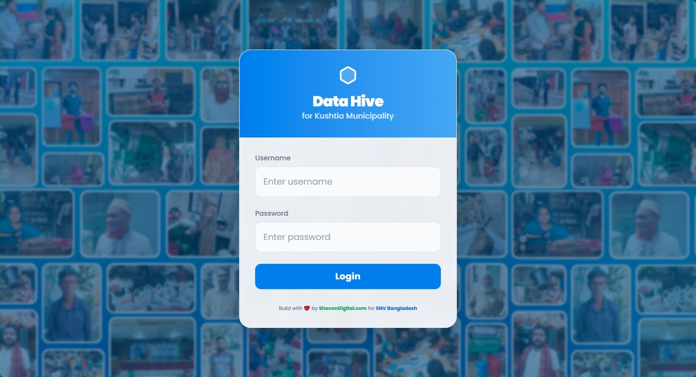 DataHive: Next.js Web Application with Supabase Backend